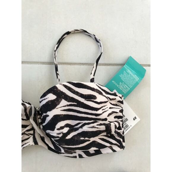 H&M Swim Multicolor Print Bikini Set Swimsuit 34C/6 - Picture 5 of 10